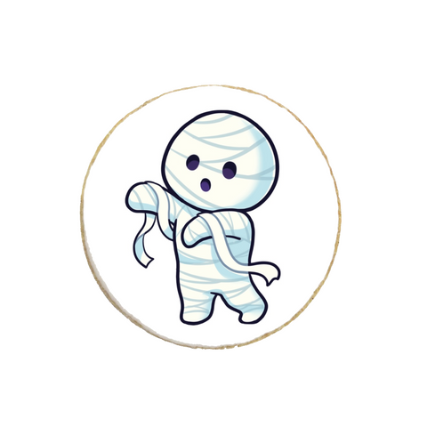 “Mummy" Halloween Custom Cookies