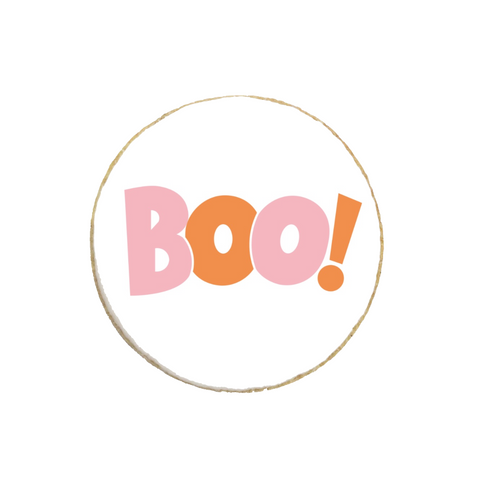 “Boo!" Halloween Custom Cookies