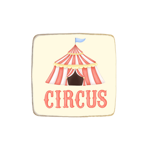 Circus/Carnival Themed Birthday Custom Cookies