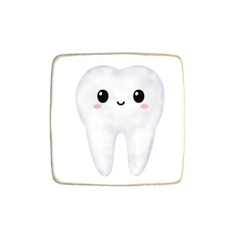 First Tooth Themed Custom Cookies