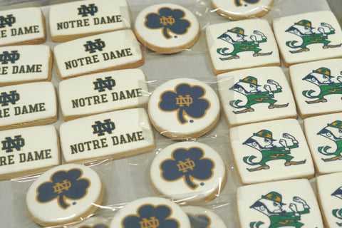 University of Notre Dame Graduation Cookies - Modern Bite
