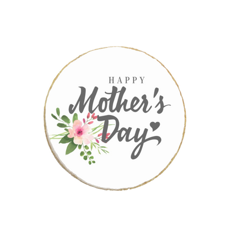 Mother's Day Round Custom Cookies - Modern Bite