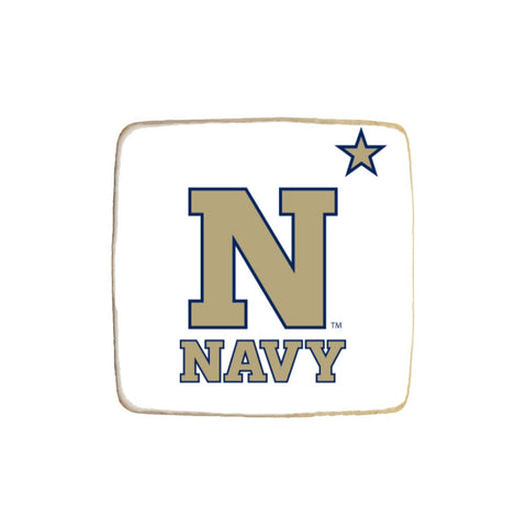 Navy Academy Graduation Cookies - Modern Bite