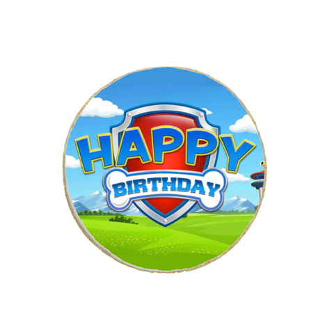Paw Patrol Themed Birthday Custom Cookies