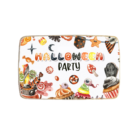 "Halloween Party" Trick or Treat Custom Cookies