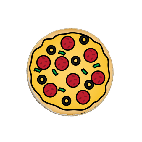 Pizza Themed Custom Cookies