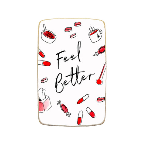 “Feel Better Soon” Custom Cookies