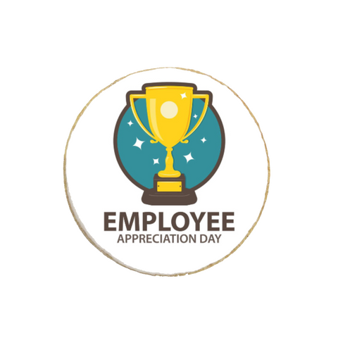 "Employee Appreciation Day Trophy" Custom Cookies