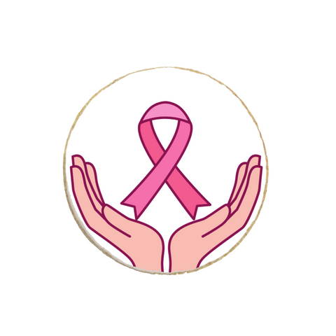 Breast Cancer Awareness Month Themed Custom Cookies