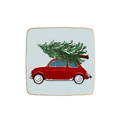 Christmas & New Year "Car" Custom Cookies