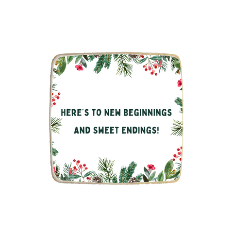 Christmas & New Year "Wish" Custom Cookies