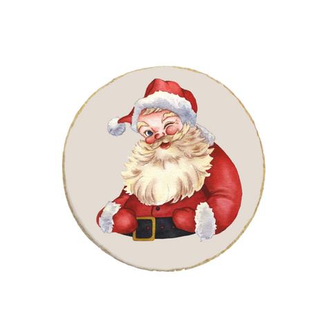 "Santa" Christmas & New Year Holiday Custom Cookies