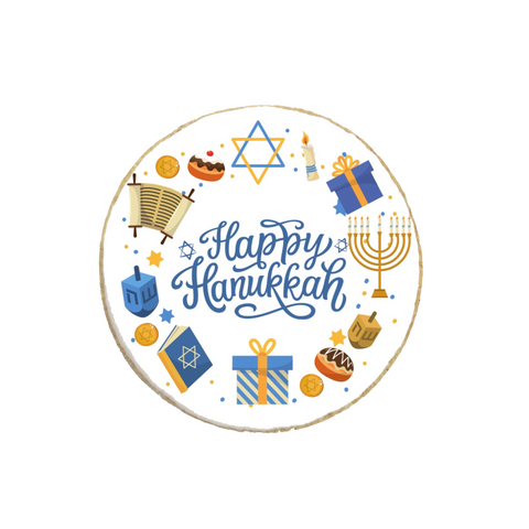 Happy Hanukkah Custom Cookies
