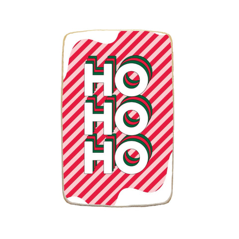 "Ho Ho Ho" Holiday Custom Cookies