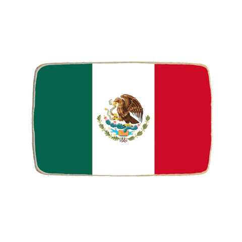 Mexican Flag Custom Cookies