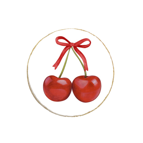 She's the Cherry on Top Baby Shower Custom Cookies