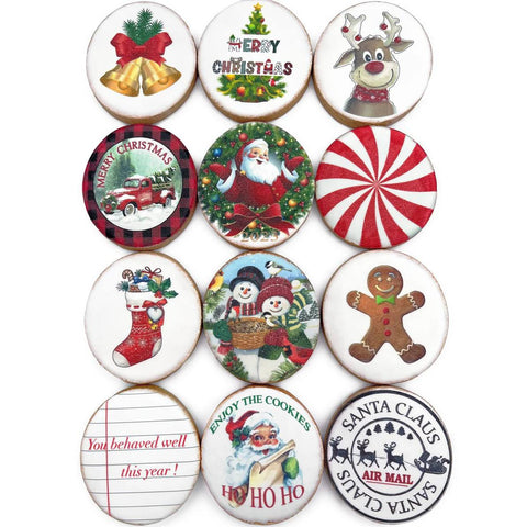 New Year Assortment Custom Cookies | Gift Box - Modern Bite