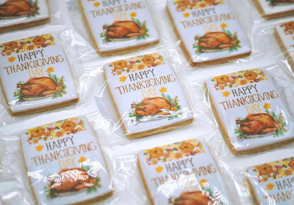Thanksgiving "Turkey" Custom Cookies - Modern Bite