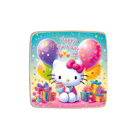 Hello Kitty Birthday Custom Cookies - Modern Bite
