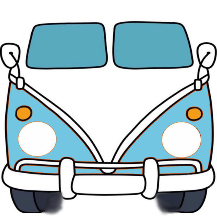 W Bus Cookies With Custom Logo - Modern Bite