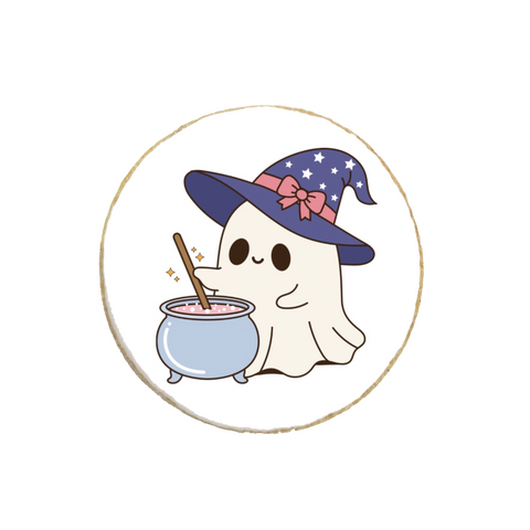 “Witch Ghost" Halloween  Custom Cookies