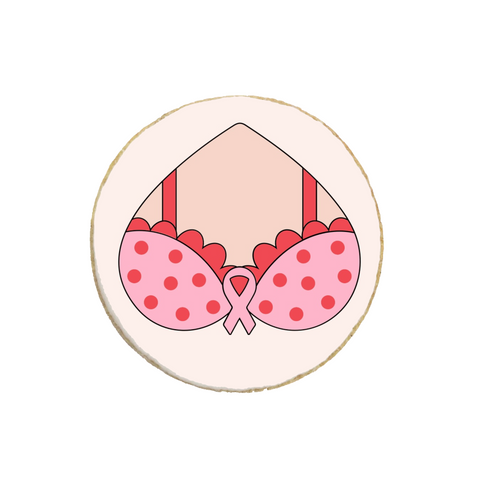 "Breast" Breast Cancer Awareness Custom Cookies