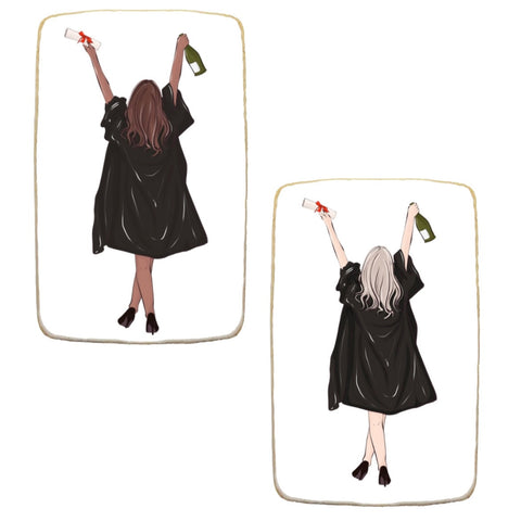 "Bubbly Celebration" Graduation Custom Cookies