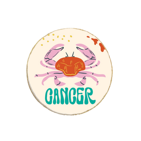 "Cancer" Zodiac Themed Custom Cookies
