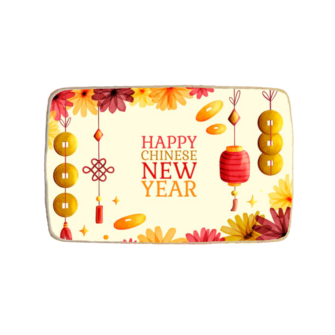 Chinese New Year Themed Custom Cookies - Modern Bite