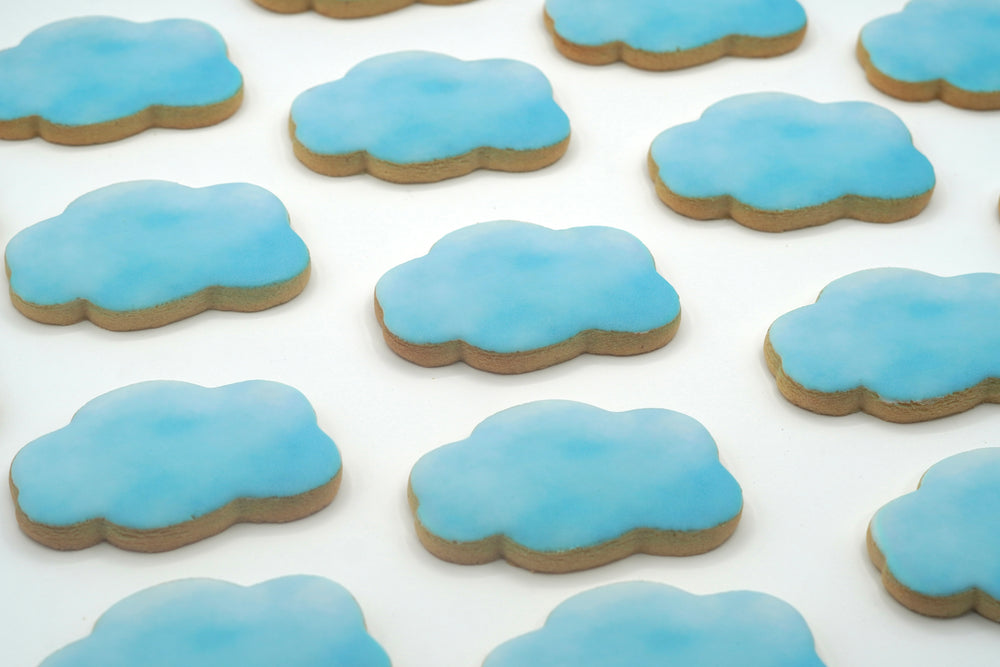 Cloud Shaped Custom Cookies - Modern Bite