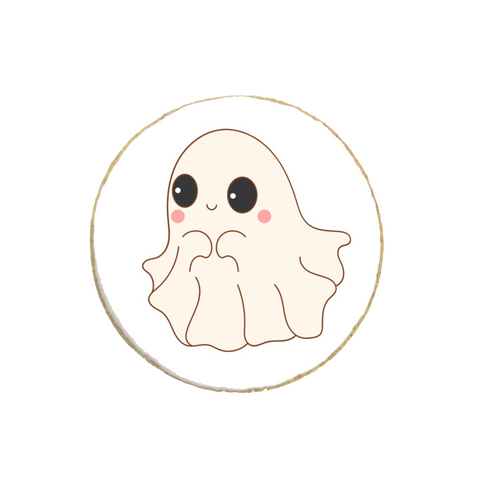 “Cute Ghost" Halloween  Custom Cookies