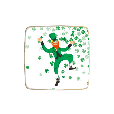 “Dancing Leprechaun” St. Patrick’s Day Custom Cookies