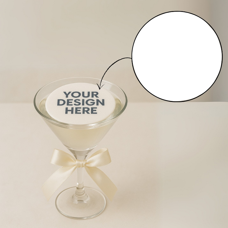 Custom Printed Drink Toppers | Upload Your Design - Modern Bite