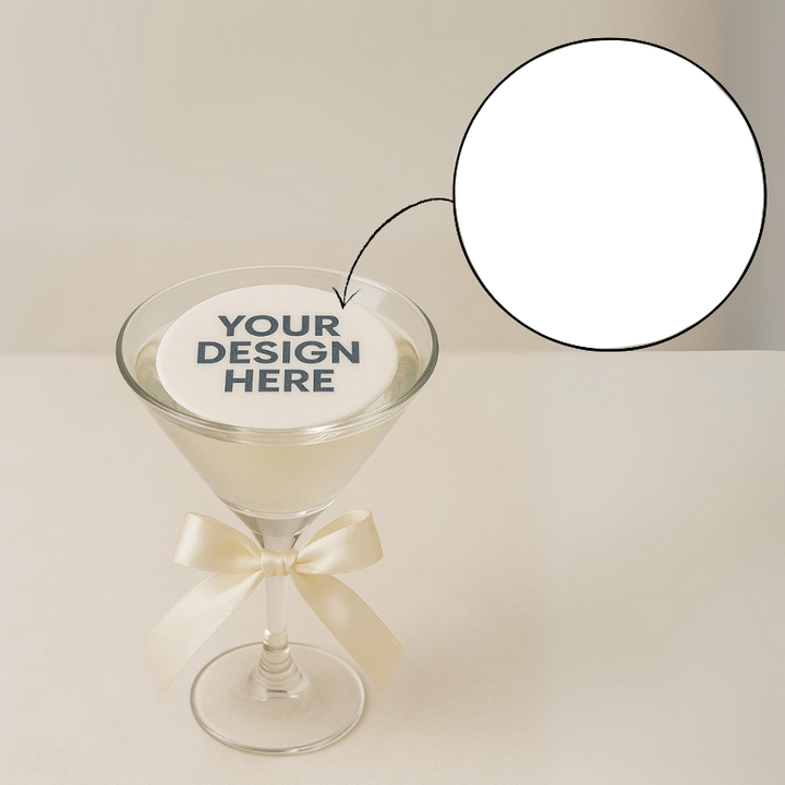 Custom Printed Drink Toppers | Upload Your Design - Modern Bite