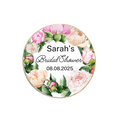 Bridal Shower Peony Themed Custom Cookie | Add Your Text - Modern Bite