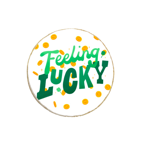 “Feeling Lucky” St. Patrick’s Day Custom Cookies