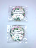 Bridal Shower Peony Themed Custom Cookie | Add Your Text - Modern Bite