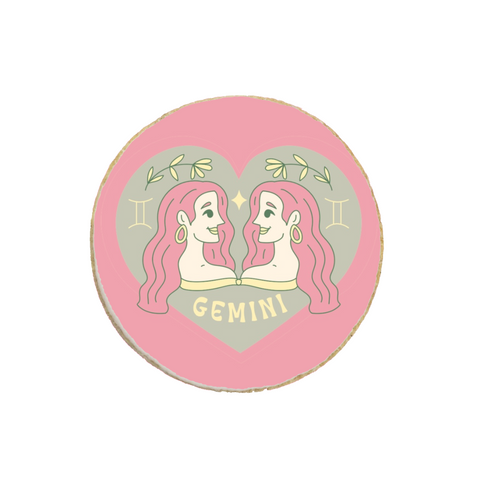 "Gemini" Zodiac Themed Custom Cookies