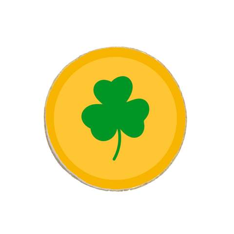 “Gold Coin” St. Patrick’s Day Custom Cookies