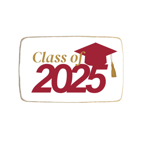 Graduation Cookies "Class of 2025" | Choose Your Color - Modern Bite
