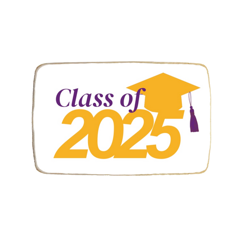 Graduation Cookies "Class of 2025" | Choose Your Color - Modern Bite