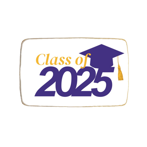 Graduation Cookies "Class of 2025" | Choose Your Color - Modern Bite