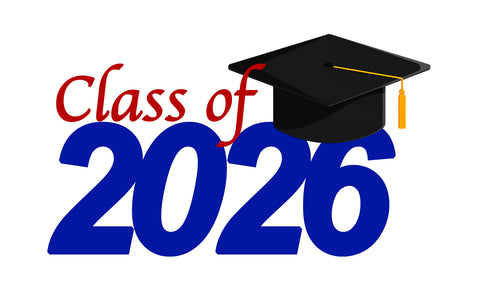 Graduation Cookies "Class of 2026" | Choose Your Color - Modern Bite