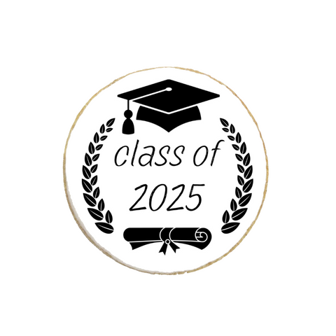 Graduation Custom Cookies "Class of 2025" - Modern Bite