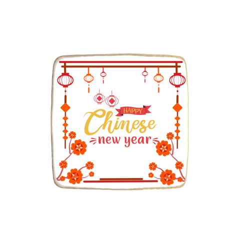 “Happy Chinese New Year” Custom Cookies