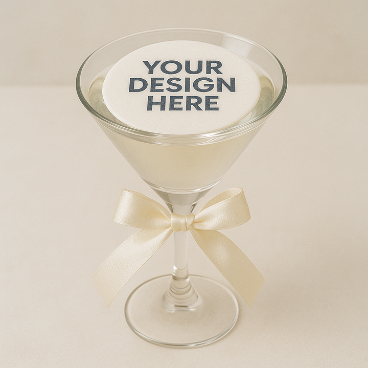 Custom Printed Drink Toppers | Upload Your Design - Modern Bite