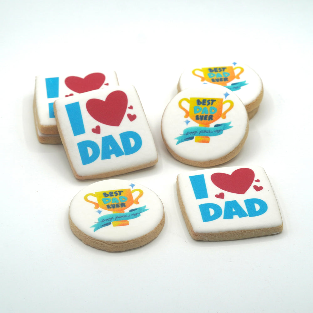 "Best Dad Ever" Father's Day Custom Cookies - Modern Bite