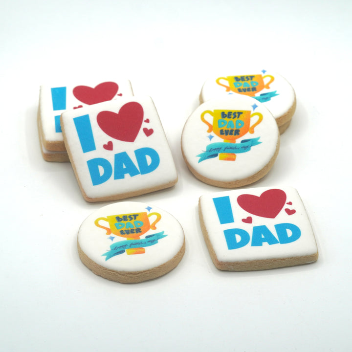 "Best Dad Ever" Father's Day Custom Cookies - Modern Bite