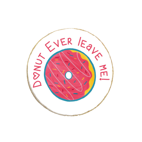 “Donut” Valentine's Day Custom Cookies