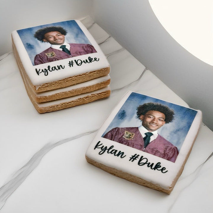 Polaroid Photo Graduation Cookies - Modern Bite